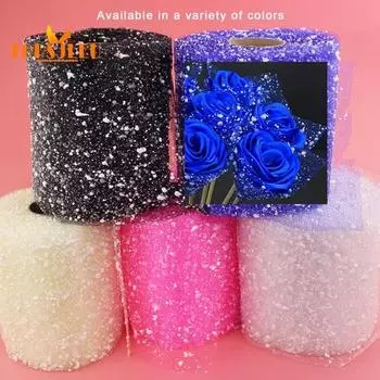 1 рулон 1500x15 см, лента для обертывания цветов, белая пена, подарочная коробка для поделок своими руками, упаковка для цветочного букета, набор декоративных лент, товары для флористов темно-фиолетового