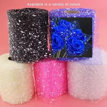 1 рулон 1500x15 см, оберточная лента для цветов, белая пена, подарочная коробка для рукоделия, упаковка для цветочного букета, набор декоративных лент, товары для флориста розы красного