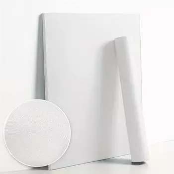 1 рулон 17,7*118 дюймов, толстые белые самоклеящиеся обои, съемные обои, водонепроницаемая сплошная контактная бумага, чисто белая настенная бумага 1pc белый