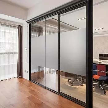 1 рулон 17,7*393,7 дюйма матовая чистая матовая оконная пленка для конфиденциального стекла виниловая самоклеящаяся пленка для домашней двери защитная наклейка 45*1000cm/17.7*393.7in