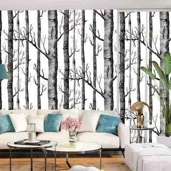 1 рулон 17,7*393,7 дюймов самоклеящиеся обои с текстурой березовой древесины контактная бумага отслаивающаяся палка водонепроницаемые подвижные обои для гостиной кухни спальни 45*200cm/78.74in