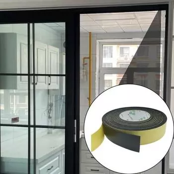 1 рулон 1/1,5/2 см лента из вспененного этиленвинилацетата прочный клей термостойкий анти-столкновение шум образование уплотнительная лента для зачистки окон, дверей, зазоров, уплотнительная лента 1cm