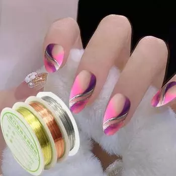 1 рулон 20 м 0,2 мм медная проволока анти-выцветания гибкая универсальная ручная работа металл золотистый