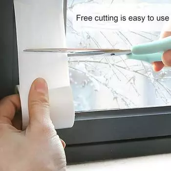 1 рулон 300/500 см оконная уплотнительная лента самоклеящаяся герметизирующая зимняя ветрозащитная водонепроницаемая домашняя S