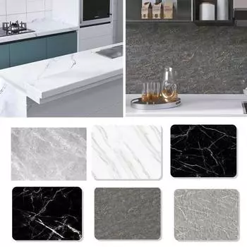 1 рулон 300x40 см маслостойкая наклейка на стену самоклеящаяся водостойкая термостойкая ванная комната кухня настенная столешница плитка шкаф украшение наклейка 3M D