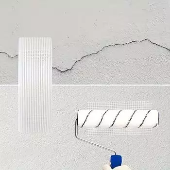 1 рулон 30M самоклеящаяся сетчатая лента из стекловолокна для ремонта трещин на стенах, теплоизоляция, декоративная сетчатая лента для швов 4.5CM&30M