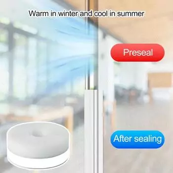 1 рулон 3,5x4500 см самоклеящаяся лента для герметизации окон, зимняя ветрозащитная водонепроницаемая лента для изоляции окон и дверей дома и офиса