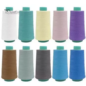 1 рулон 40s/2 20s/2 высокопрочная оверлочная швейная машина полиэфирная нить 20s/3