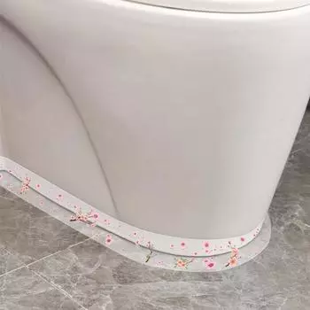1 рулон 420 см прозрачная цветочная герметизирующая лента водостойкая клейкая для ванной комнаты туалета ванны M розовый