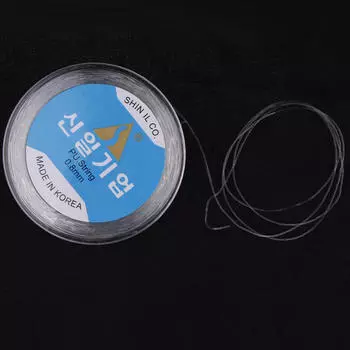 1 рулон 45-метровой эластичной ювелирной нити, резинового шнура для жемчужных браслетов -