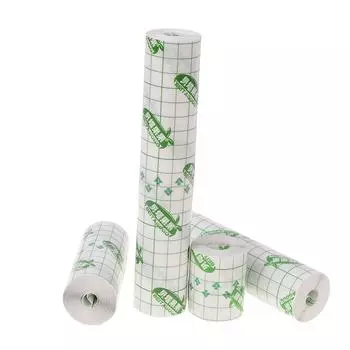 1 рулон, 4 размера, водонепроницаемая клейкая повязка для ран, медицинская фиксирующая лента, повязка 5cm