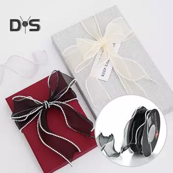 1 рулон 4 см многоразовая упаковочная лента красивая легкая лента для упаковки подарков на вечеринку чёрный