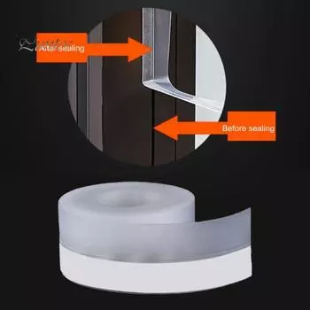 1 рулон 5/10 м уплотнительная лента для дверей и окон самоклеящаяся герметизирующая звукоизоляционная лента для заполнения щелей окон и дверей водонепроницаемая ветрозащитная лента 5m чистый