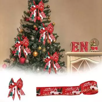 1 рулон 5 см, подарок с принтом, рождественская лента, автомобиль, снеговик, проводная упаковка, сделай сам, поделка, рождественская елка 3M хаки