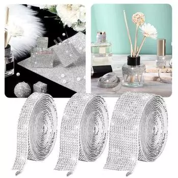 1 рулон 90 см ленты со стразами самоклеящиеся блестящие искусственные хрустальные декоративные ленты одежда обувь проекты своими руками поделки блестящие стразы наклейки обертка S