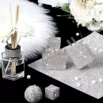 1 рулон 90 см ленты со стразами самоклеящиеся блестящие искусственные хрустальные декоративные ленты одежда обувь проекты своими руками поделки блестящие наклейки со стразами S золотистый