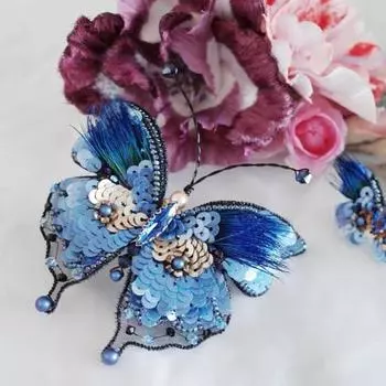 1 рулон элегантных блестящих ярких цветных пайеток для одежды, нитяные детали, аксессуары для швейного магазина озеро синий