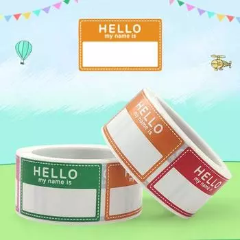 1 рулон этикеток для детских бутылочек, легко наклеиваемые индикаторные медные пластины, самоклеящиеся этикетки с именами детских игрушек, товары для дома разноцветный