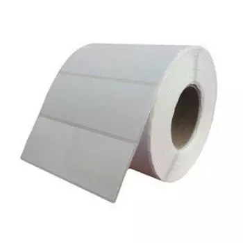 1 рулон бумаги с покрытием, бумажная этикетка, глянцевый материал 80*80*800 белый