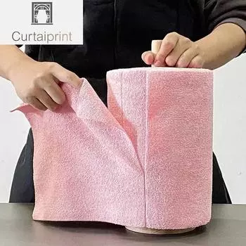 1 рулон чистящих салфеток, бытовая кухонная ткань, рулоны полотенец из микрофибры, тряпки для мытья посуды, полотенце для мытья посуды синий