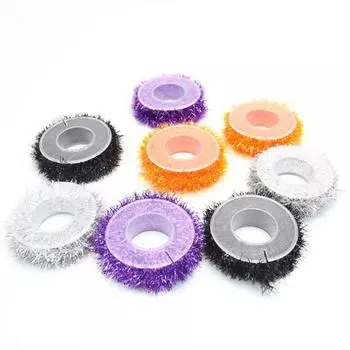 1 рулон, цветные стержни, гибкие, легко носить с собой, красочная проволочная гирлянда, мишура, праздничное домашнее украшение на Хэллоуин и Рождество серебряный