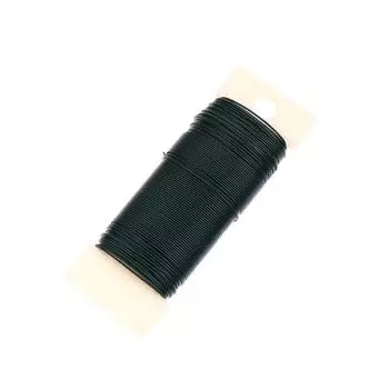 1 рулон цветочной проволоки, проволока для лопасть, флористическая проволока, венок, проволока для самостоятельного изготовления венков, цветочных композиций, гирлянда зелёный