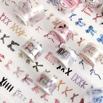 1 рулон DIY Материал Наклейки Клейкая лента Набор для скрапбукинга Карты Lover Aesthetics Журнал Маскирующая лента ПЭТ