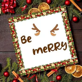 1 рулон DIY модные рождественские наклейки печать этикетки медная бумага украшение граница