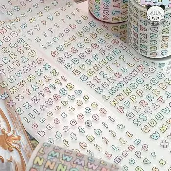 1 рулон граффити-надписи, ручная палатка, клейкая лента, цветные надписи, символы, сделай сам, декоративные наклейки Gooka, материал для скрапбукинга