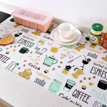 1 рулон коврик для кухонного стола, ящиков, полок, шкафов, коврик для шкафа Flamingo, водонепроницаемый, маслянистый, для обуви, коврик для шкафа 45x200cm