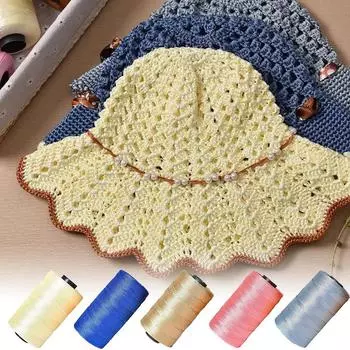 1 рулон крючком линии тканый материал шелковая нить плоская обувь полая пряжа нитки своими руками тонкий лед пеньковые нитки рукоделие шитье