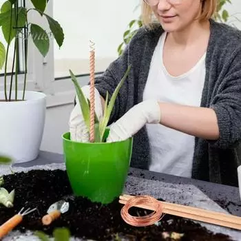 1 рулон медной проволоки, долговечная, легко режется, гибкая медная проволока для изготовления ювелирных изделий, садовых поделок S