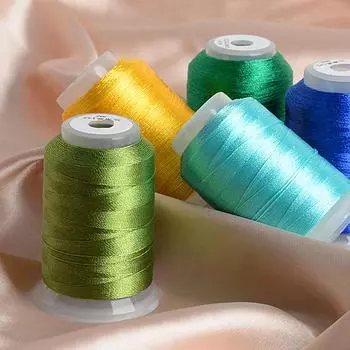 1 рулон модной пряжи из ледяного шелка, 30 г/рулон, ювелирные аксессуары, швейные принадлежности, 3 нити