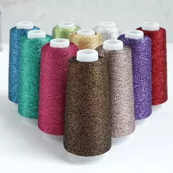 1 рулон ниток тканый материал вышивальная нить рукоделие шитье блестящие шелковые линии изготовление ювелирных изделий золото серебро пряжа тонкая