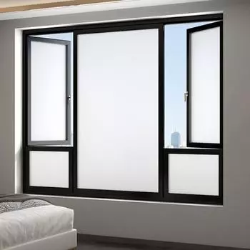 1 рулон, пленка для конфиденциальности на окнах, блокирующая УФ-излучение, самоклеящаяся солнцезащитная пленка, наклейка, стеклянная дверь, окно, матовая пленка, комплект для ванной комнаты, спальни, гостиной, офиса