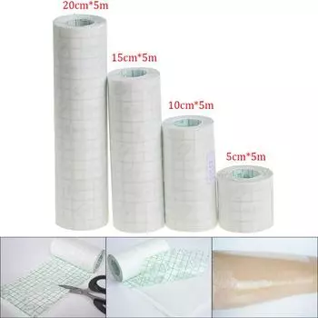 1 рулон полиуретановой ванны, водонепроницаемая клейкая повязка на рану, медицинская фиксирующая лента, повязка 5cm*5m