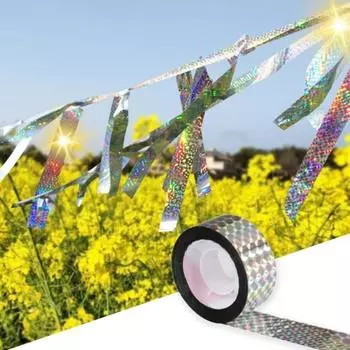 1 рулон практичная толстая цветная лента для отпугивания птиц забор светоотражающая лента декор дворовые аксессуары M