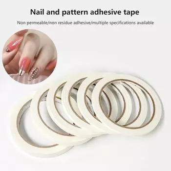1 рулон профессиональной маскирующей ленты для нейл-арта, рулоны, креативные направляющие ленты для полосок, инструменты для самостоятельного маникюра S
