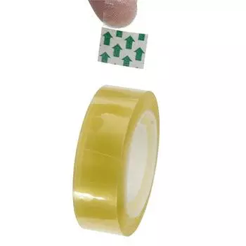 1 рулон шириной 18 мм прозрачная лента для запечатывания упаковки F0U4 канцелярские принадлежности E4S5 beige one-size