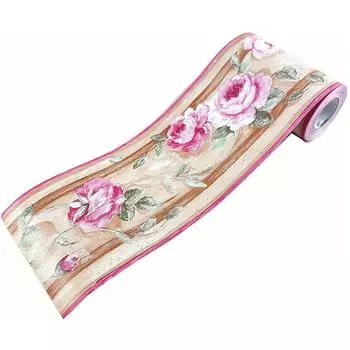 1 рулон роскошных самоклеящихся обоев с рисунком пиона для кухни, ванной комнаты, украшения стен для гостиной, кухни, потолка, украшения дома, бордюра