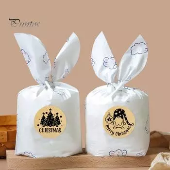 1 рулон Рождественская тема печать этикетка самоклеящаяся сильная липкость насыщенный цвет DIY подарочная коробка посылка этикетка наклейка