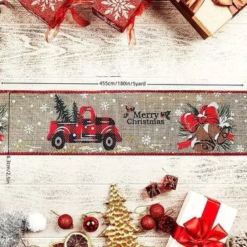 1 рулон рождественской ленты штамп товары для вечеринок рождественские украшения украшения для рождественской елки автомобильные аксессуары своими руками