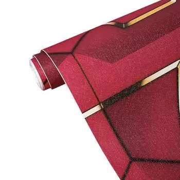 1 рулон самоклеящиеся обои для ванной комнаты кухня ПВХ геометрический узор настенная наклейка украшение дома фон декор 3D 0.45*10m белый/золотой