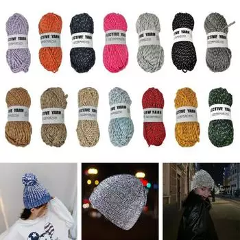 1 рулон шерстяной пряжи с мягкой текстурой, удобная светоотражающая, не скатывается, привлекательная, не ломается, 4 мм, яркая хлопчатобумажная пряжа для вязания, подарок верблюд