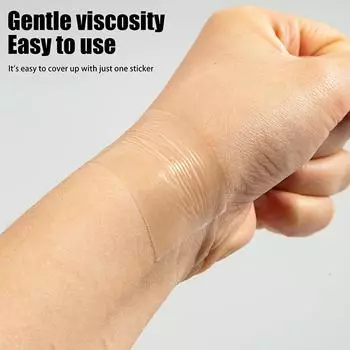 1 рулон силиконовых пластырей для рубцов, легко отрываемых, 4 см x 150 см, самоклеящаяся лента для покрытия рубцов, многоразовые и эффективные полоски для ухода за кожей one size