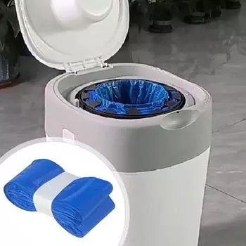 1 рулон сменной пленки, коробка для подгузников, совместимая сменная пленка, подходит для Spross, Littycat, шкафчика для туалета II и шкафчика для туалета, стильного устройства для утилизации кошачьих туалетов синий