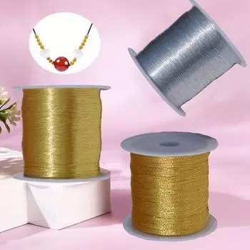 1 рулон современной изысканной полиэстеровой плетеной нитки универсальной шитья вышивки крючком для дома