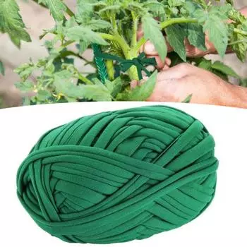 1 рулон стяжек для растений, удобные гибкие устойчивые к разрыву акриловые волокна, садовые стяжки, органайзер для кабеля, двор зелёный