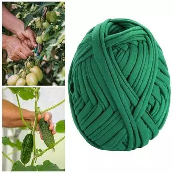 1 рулон стяжки для растений, удобные гибкие, устойчивые к разрыву акриловые волокна, садовые стяжки, органайзер для кабеля, поставка во дворе зелёный