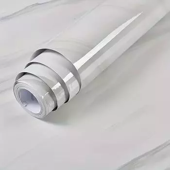 1 рулон водостойких контактных обоев с рисунком белого мрамора для ремонта мебели, снятия и наклеивания обоев, украшения стен! 40*500cm/15.75*196.85in